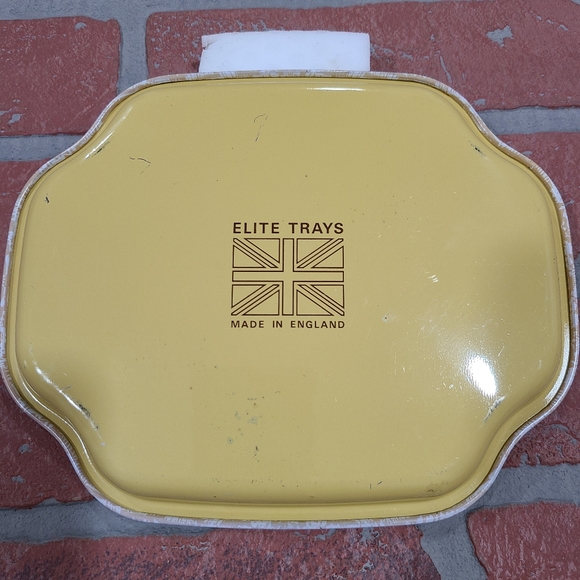 Vintage seashells metal tip tray Elite mini tray Made in England - Picture 7 of 8